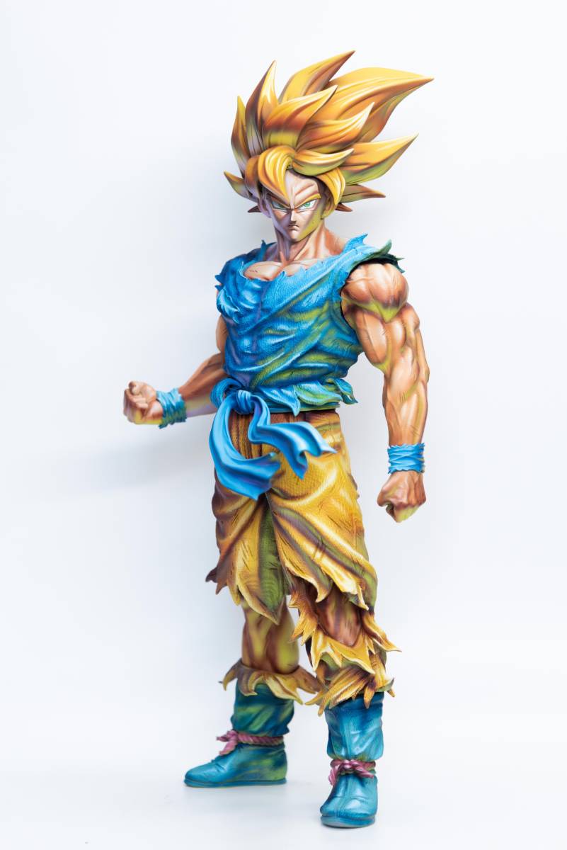 一円〜 孫悟空 スーパーサイヤ人 フィギュア 1番くじ リペイント