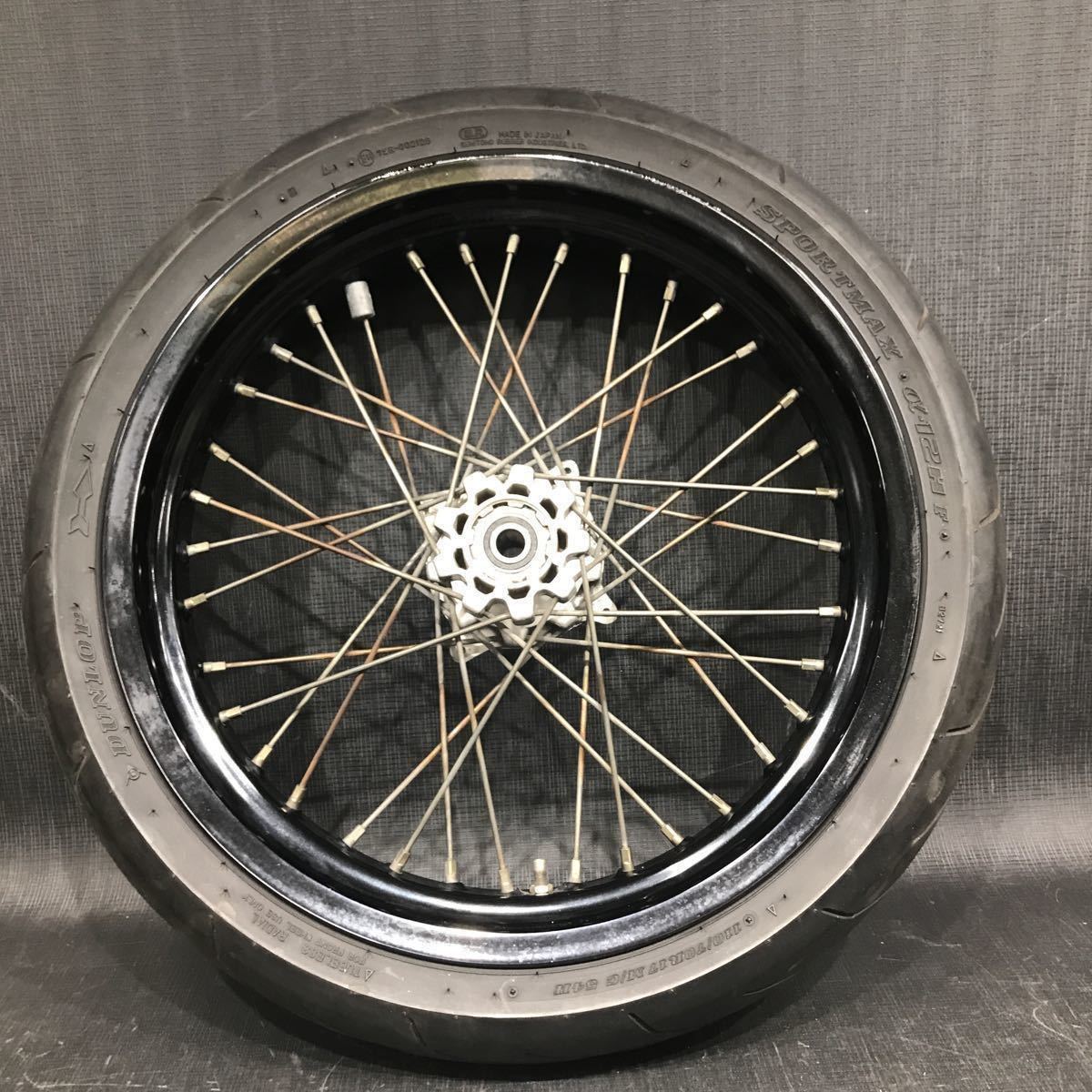 RK EXCEL ホイール 　XR250モタード取り外し XR250モタード MD30 純正前後ホイールセット RK Excel エクセル リム