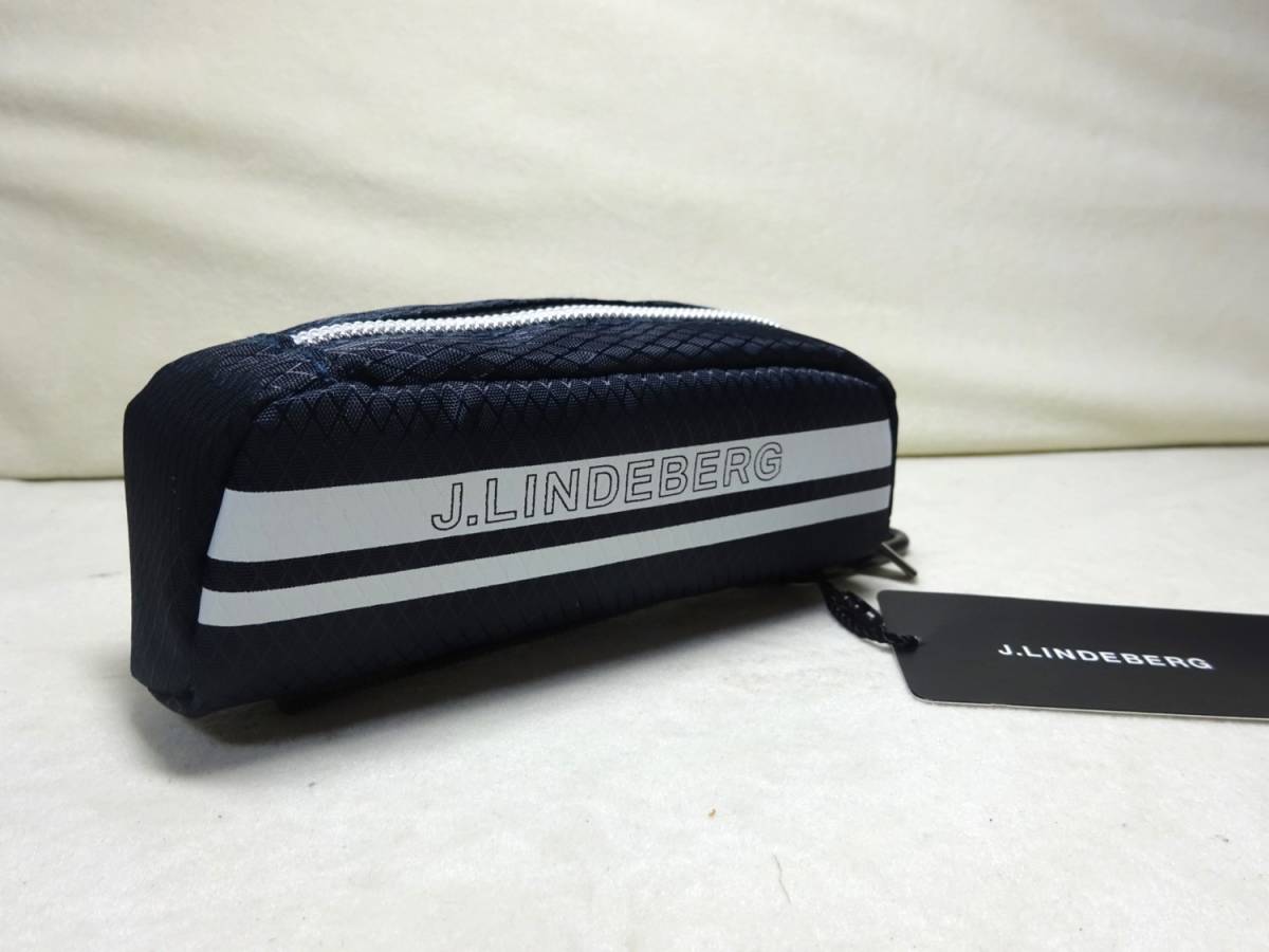 ☆未使用☆美品☆ J.LINDEBERG ジェイリンドバーグ ゴルフボールポーチ 