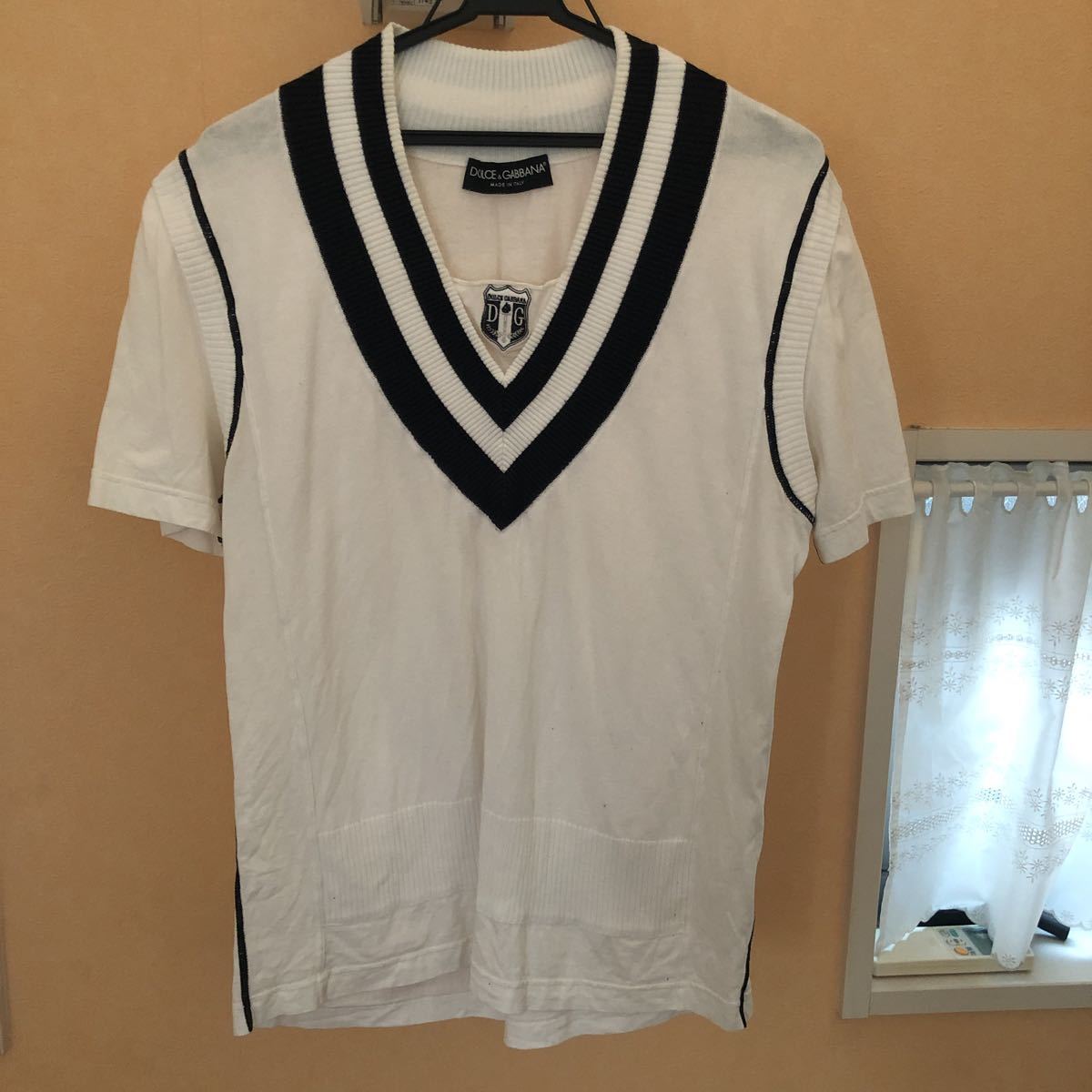 定番人気，低価 Dolce & Gabbana ドルチェ&ガッバーナ カットソー ベストデザインTシャツ サイズ46 -50 半袖Tシャツ(46)｜売買されたオークション情報、yahooの商品情報をアーカイブ公開 - オークファン 男性用