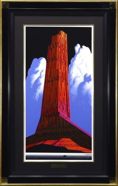 真作】【WISH】アイベン・ロール Eyvind Earle「サンダー イン ザ