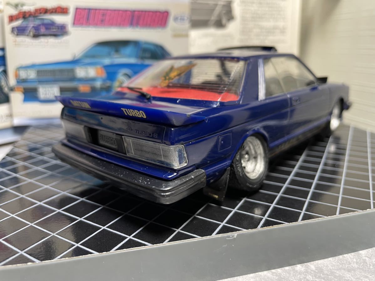 完成品 旧マルイ 1/24 ハの字シャコタンで走る ブルーバード ターボ 