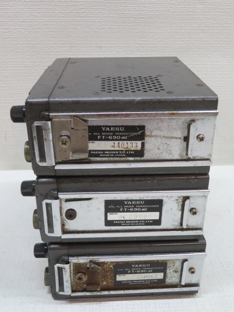 7台セット□YAESU FT-230 トランシーバー FT-690 mk2 FL-6020 STANDARD 