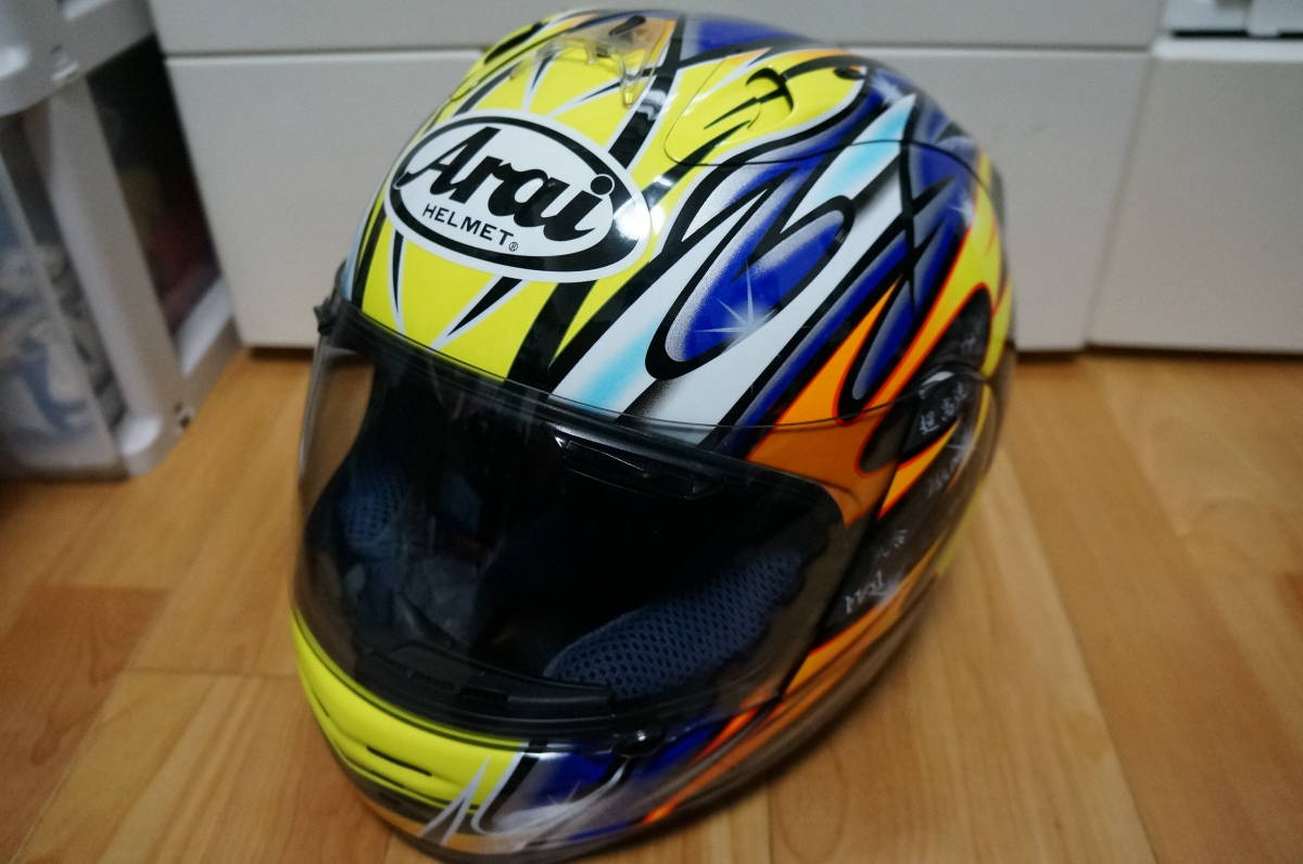 人気モデル 廃版 Arai RAPIDE-SR 青山 博一 選手 レプリカ 人気モデル 廃版 Arai RAPIDE-SR 青山 博一 選手 レプリカ