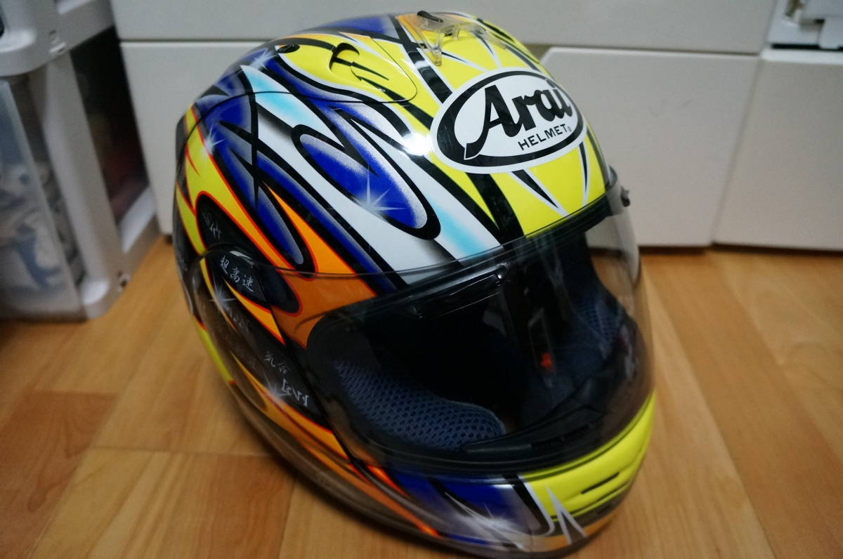 人気モデル 廃版 Arai RAPIDE-SR 青山 博一 選手 レプリカ ラパイドSR 
