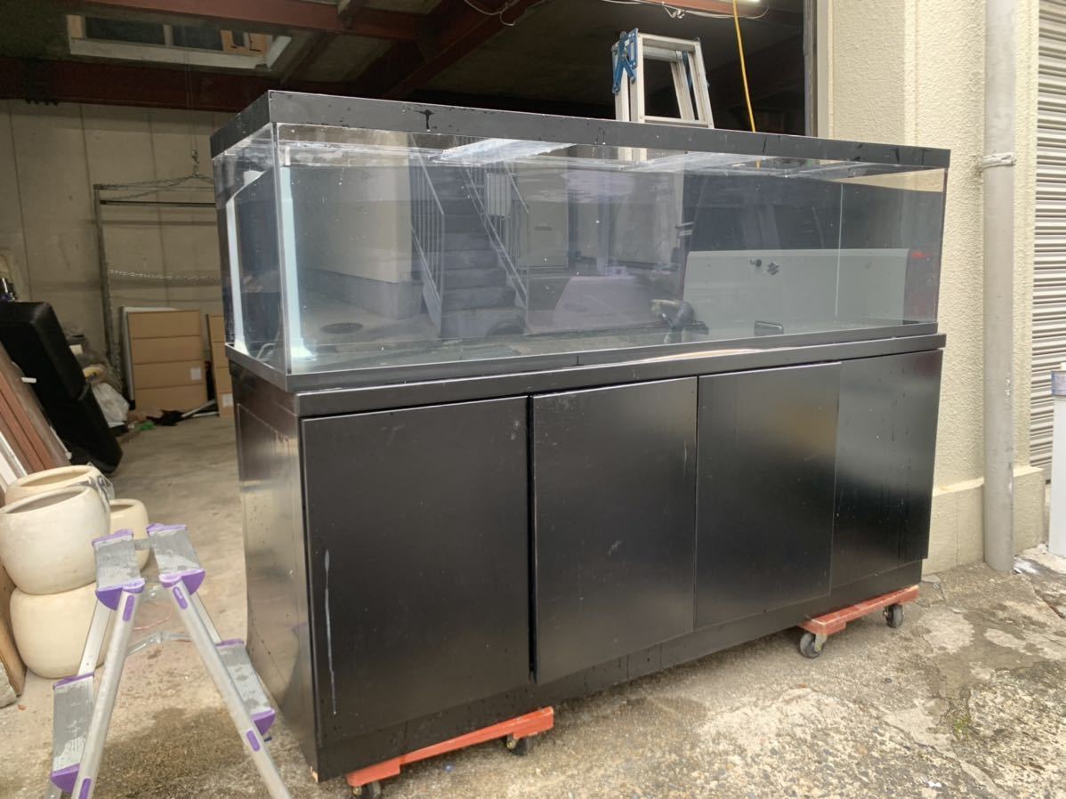 1800オーバーフロー水槽水槽台備品込