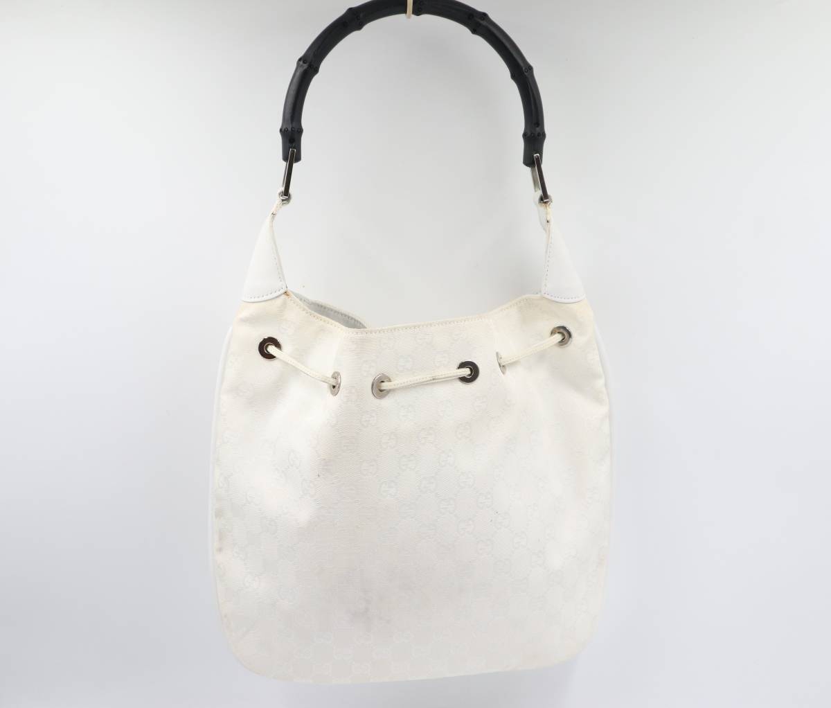 ☆GUCCI グッチ バンブー トートバッグ 肩掛け ショルダーバッグ GG 