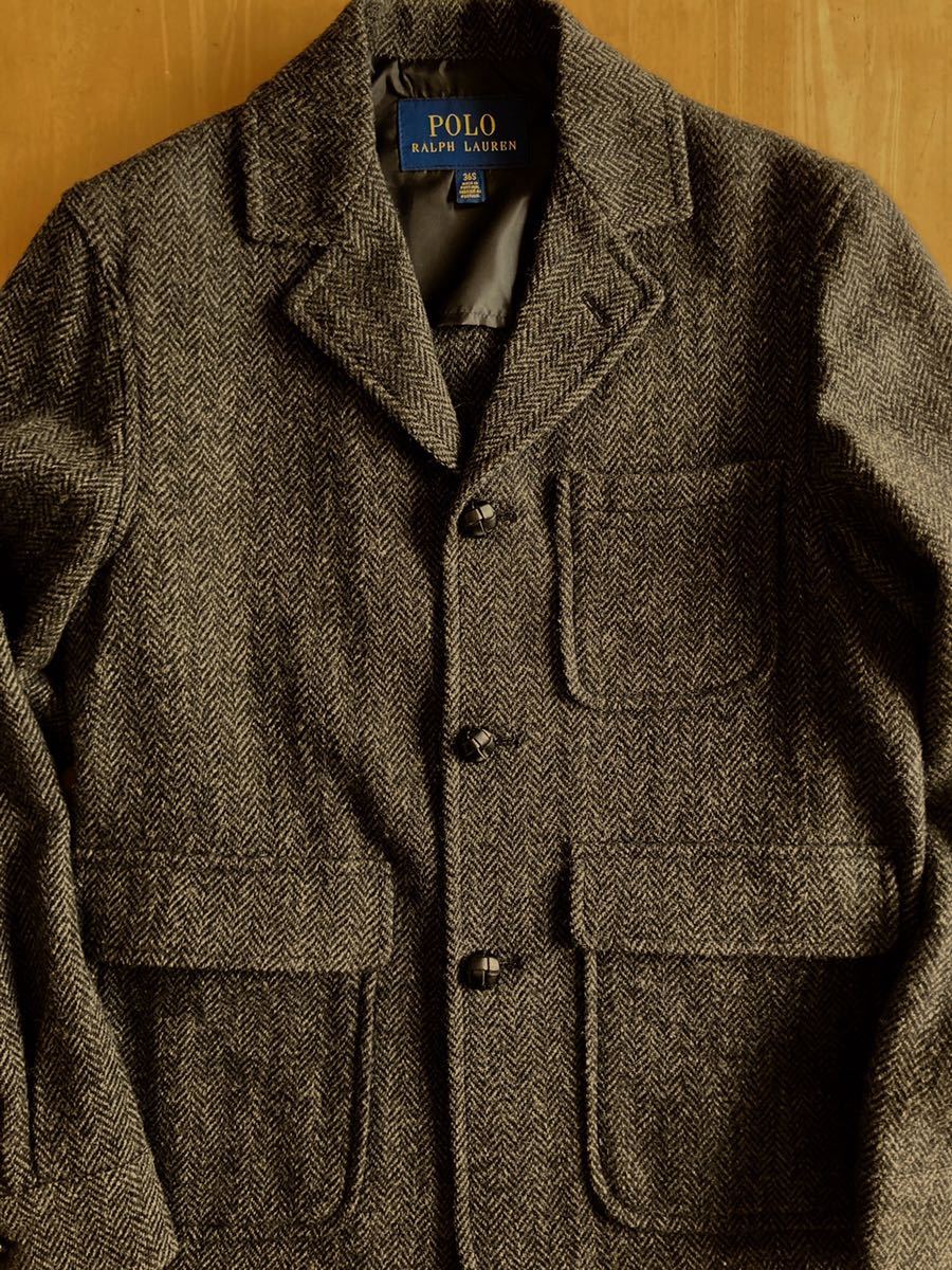 新タグ Ralph Lauren アルパカツイードスポーツコート ツイード