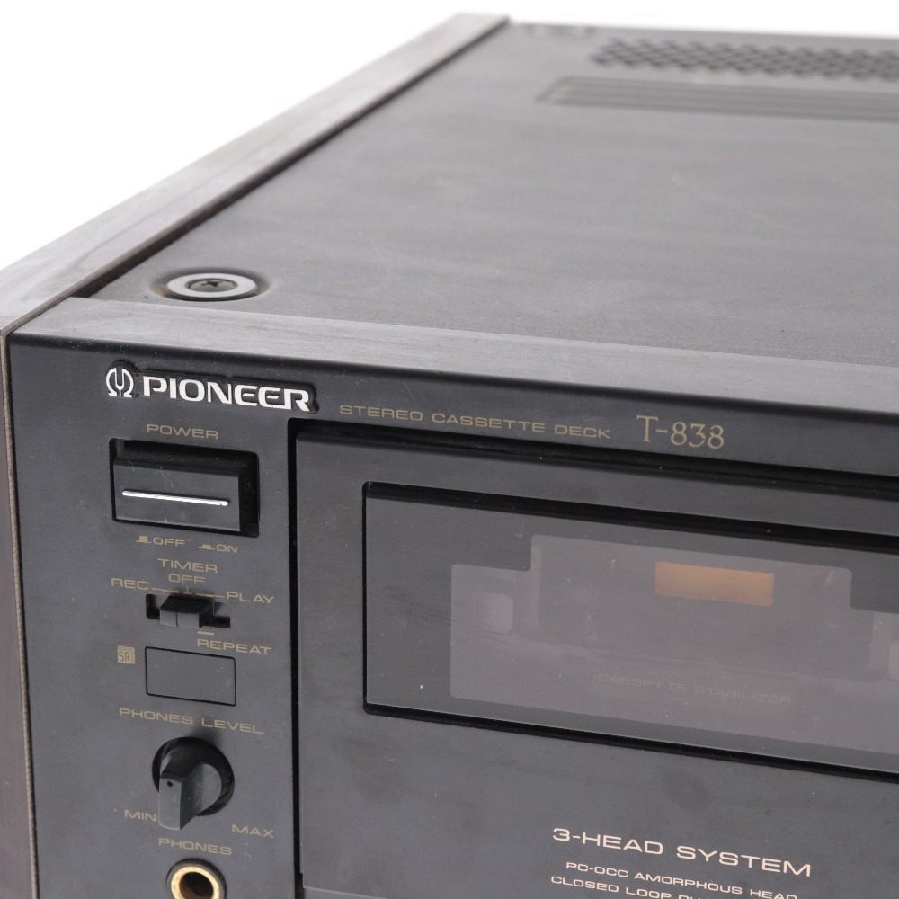 Pioneer t-838 ステレオカセットデッキ ジャンク ○PIONEER パイオニア