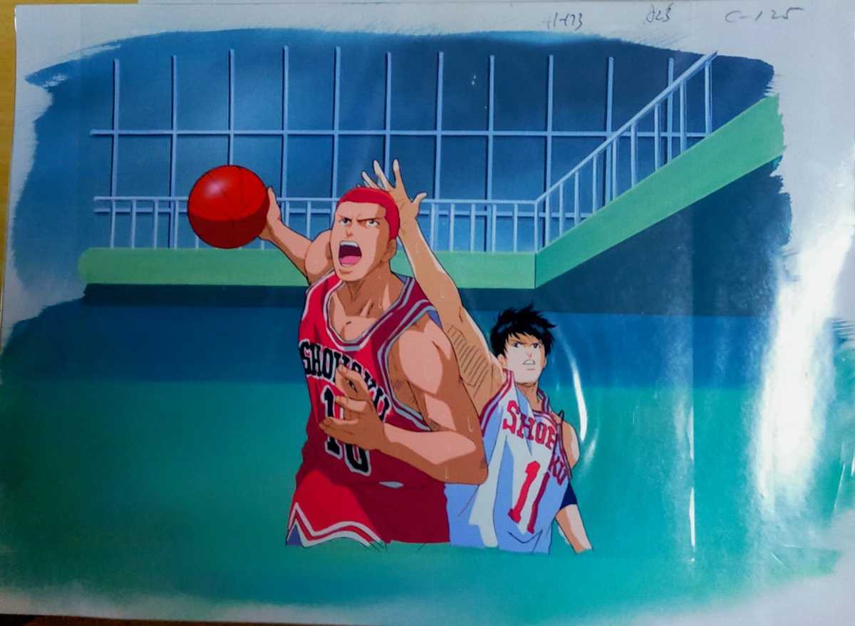 スラムダンク(少年ジャンプ作品)・セル画・赤道と流川楓(スラムダンク 