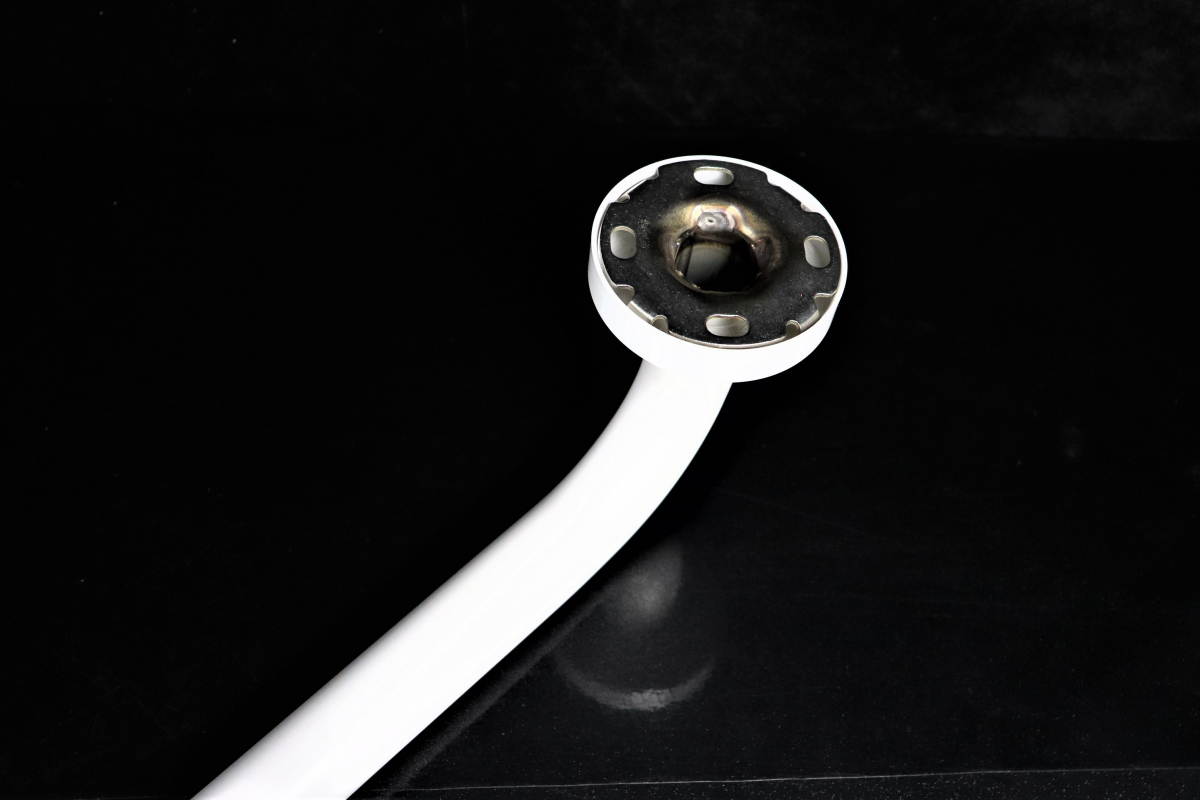 ほぼ未使用】 TOTO T112CL10 #NW1 トト 腰掛便器用手すり L型 樹脂被覆 