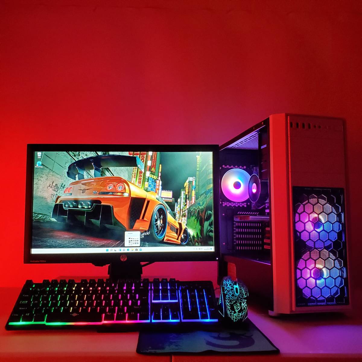 極品ワイドモニター ゲーミング PC セットPC/Core i7 3.9GHZ/GTX1060 