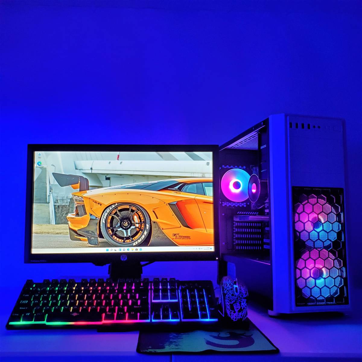 極品ワイドモニター ゲーミング PC セットPC/Core i7 3.9GHZ/GTX1060 
