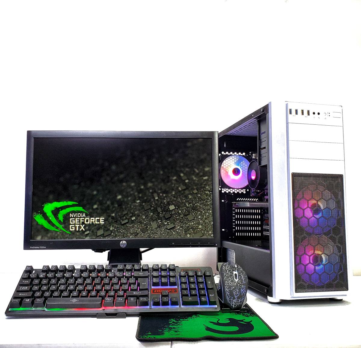 極品ワイドモニター ゲーミング PC セットPC/Core i7 3.9GHZ/GTX1060 