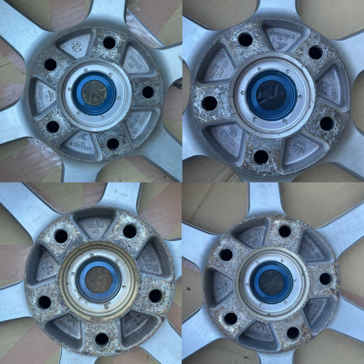 絶版！ YOKOHAMA AVS MODEL6 18インチ 5穴 PCD114.3 8J+45・9J+40 