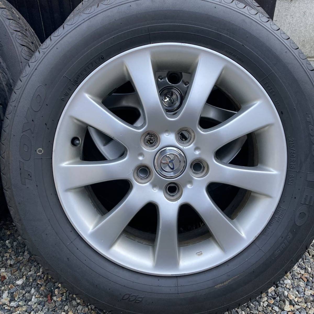 トヨタ純正アルミホイール ウィンダム 4本セット16インチ 16×6.5J 215