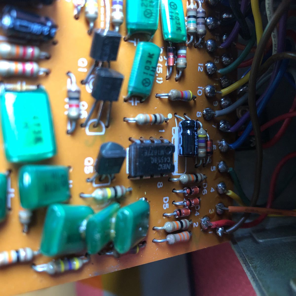 ☆1円スタート☆NEC C4558C搭載BOSS SD-1 SUPER Overdrive made in