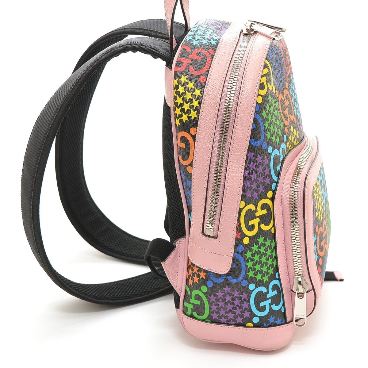 GUCCI GGサイケデリック PVCレザー バックパック | ヤマダウェブコム