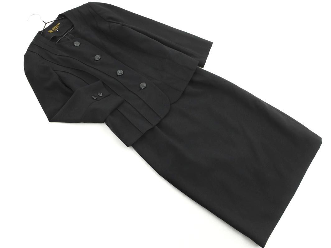 HARDY AMIES ハーディエイミス ブラック フォーマル セットアップ  