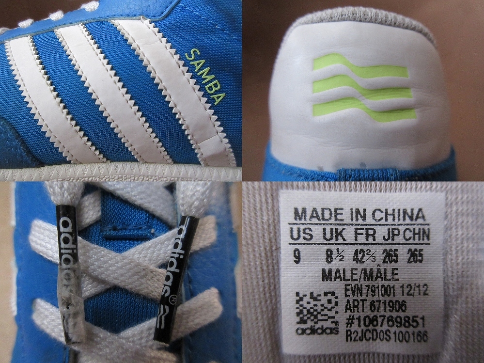adidas SAMBA GOLF ソフトスパイク ゴルフ シューズ 26.5cm