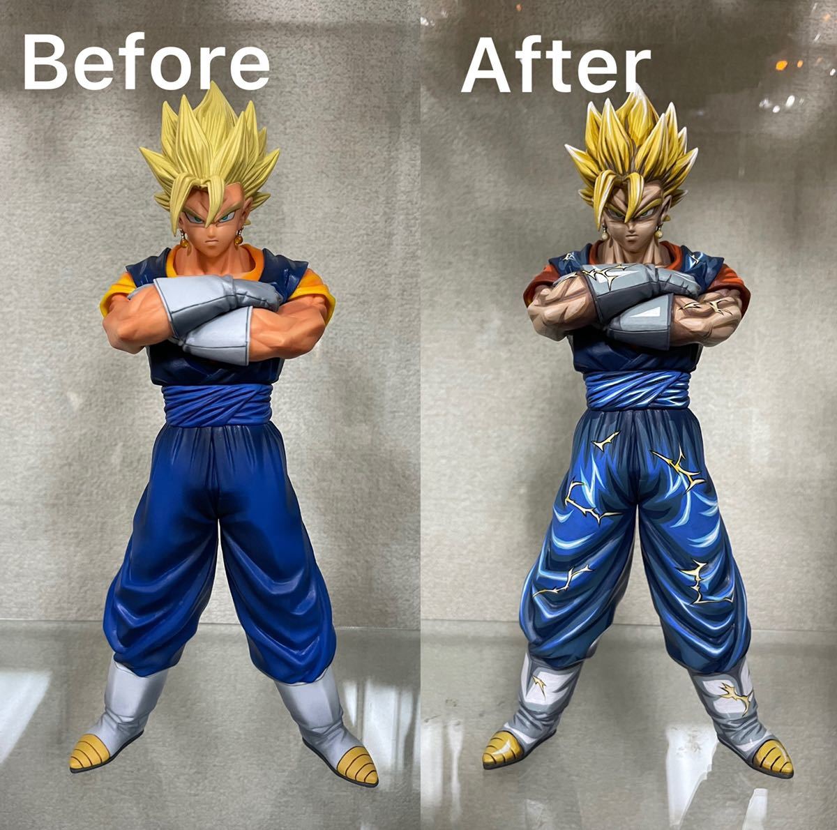 ドラゴンボール フィギュア リペイント MSP ベジット 二次元彩色 