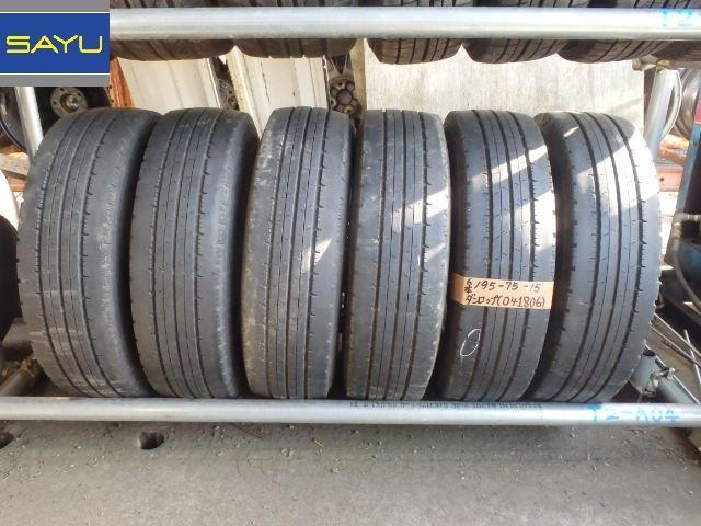 195⁄75R15 LT 中古 6本セット 送料込み中古タイヤトラック用195⁄