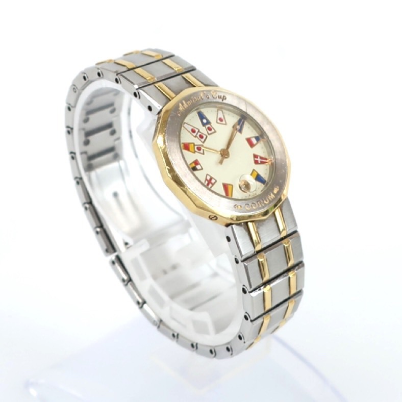 1円スタート 稼働品 CORUM コルム アドミラルズカップ 