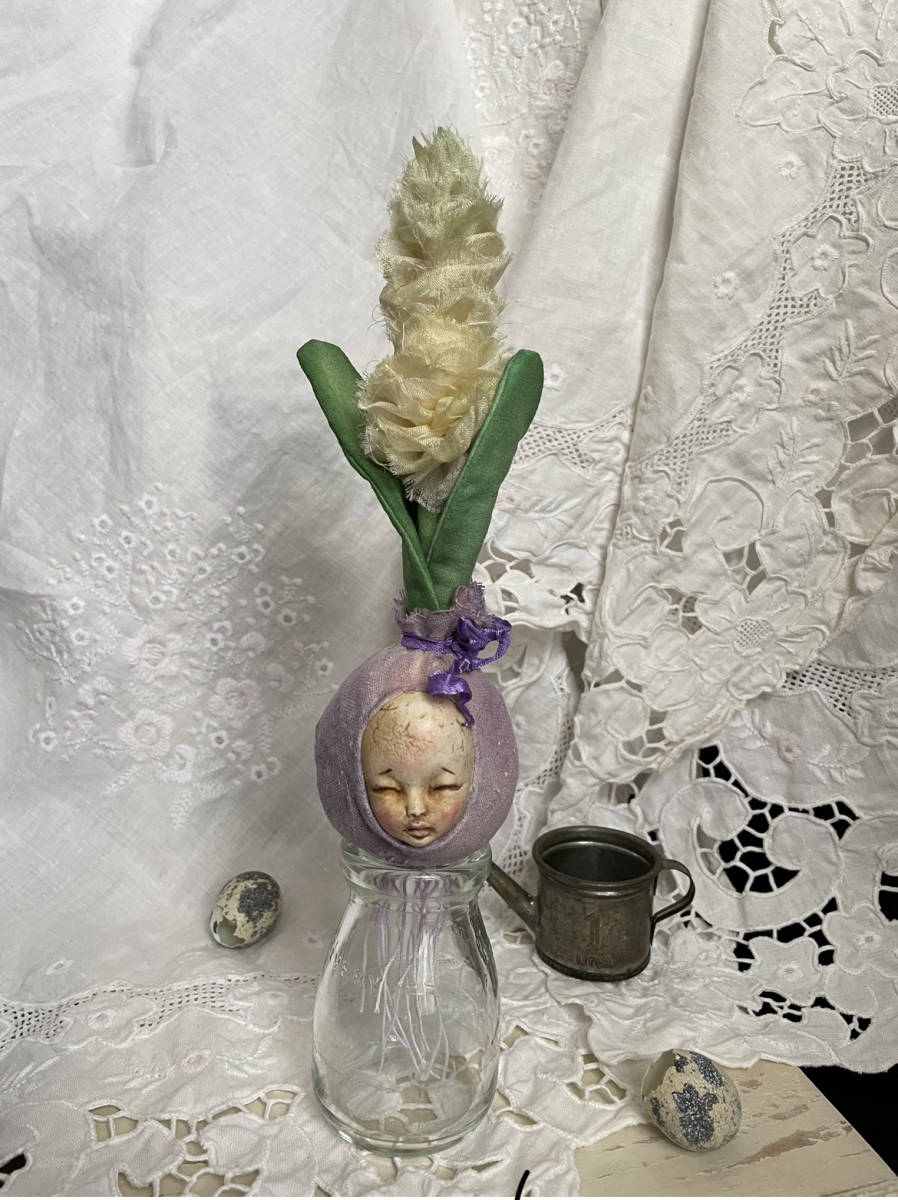 アートドール ヒヤシンス球根ドール 手作り人形 ドール 手作り人形 売買されたオークション情報 Yahooの商品情報をアーカイブ公開 オークファン Aucfan Com