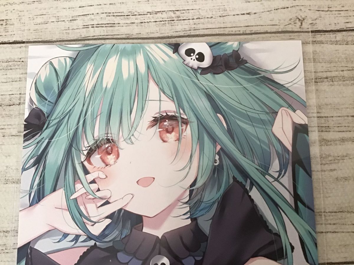 現状】VTuber ホロライブ 潤羽るしあ 活動二周年記念 特典 箔押し複製 