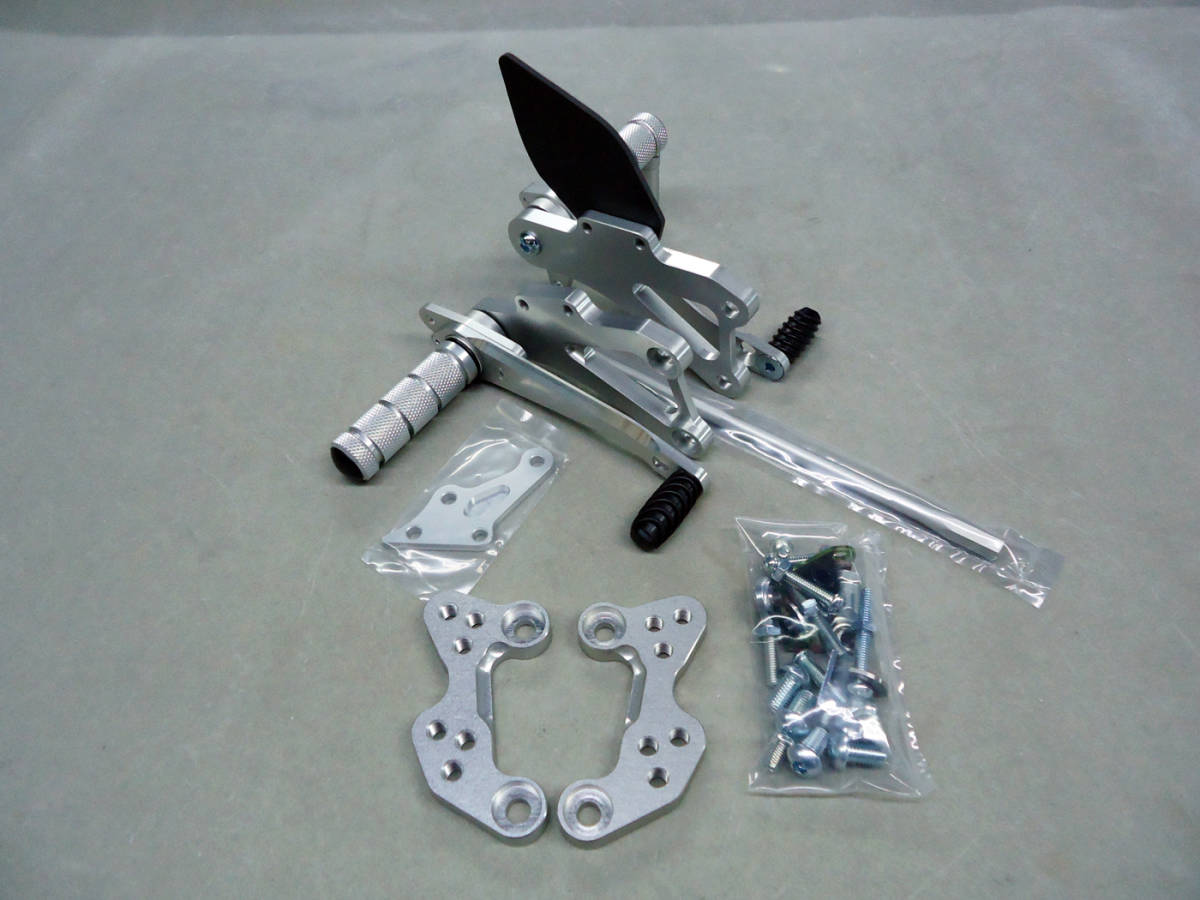 ●D　新品未使用！　WR'S バトルステップ　CBR600F/FS/F4i ('99以降) に適合　シルバーアルマイト仕様　3D12