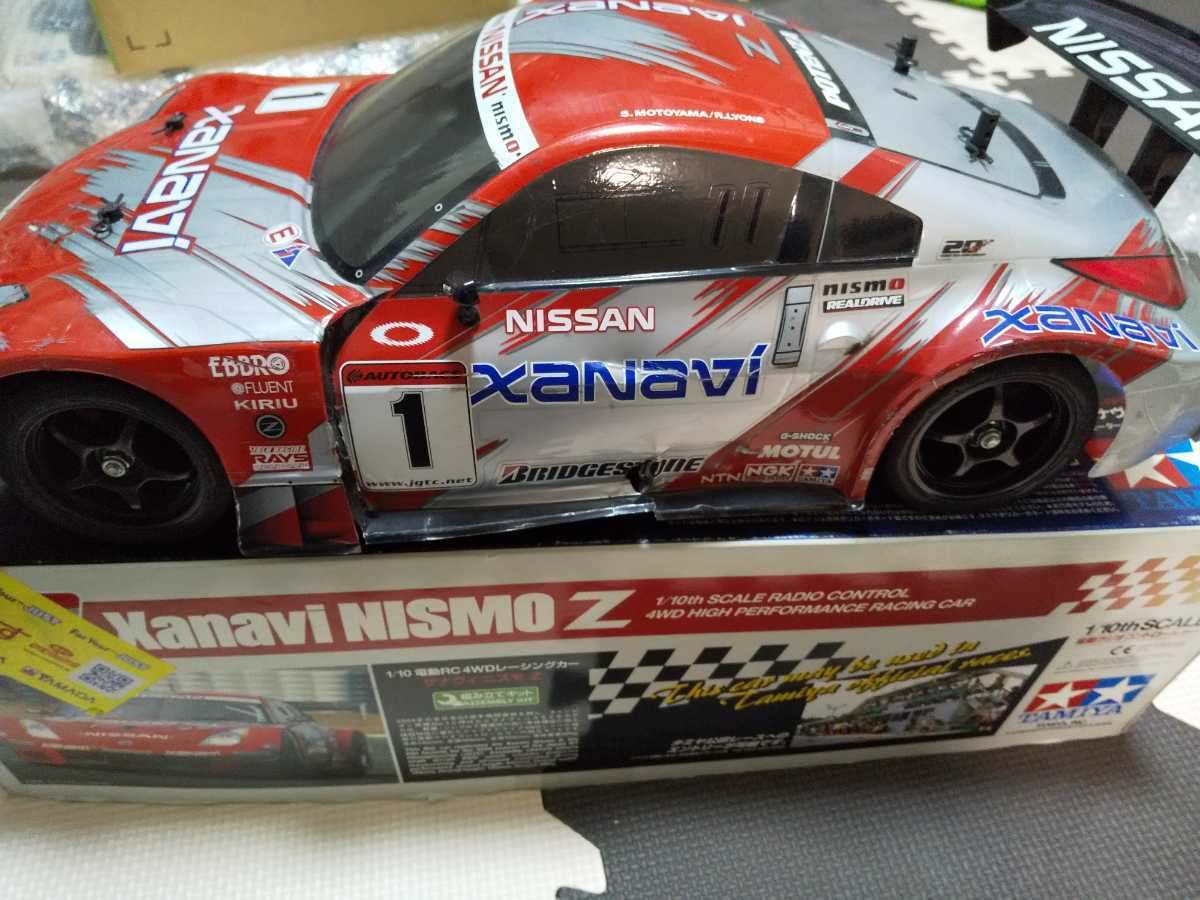 即決 タミヤ 1/10 電動RC ザナヴィニスモZ フルセット 完成品 動作確認  