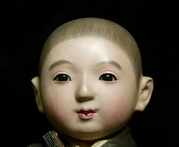古い東光斎 市松人形 男の子 高さ36cm 0712L1h※ 高さ36cm 【公式通販】