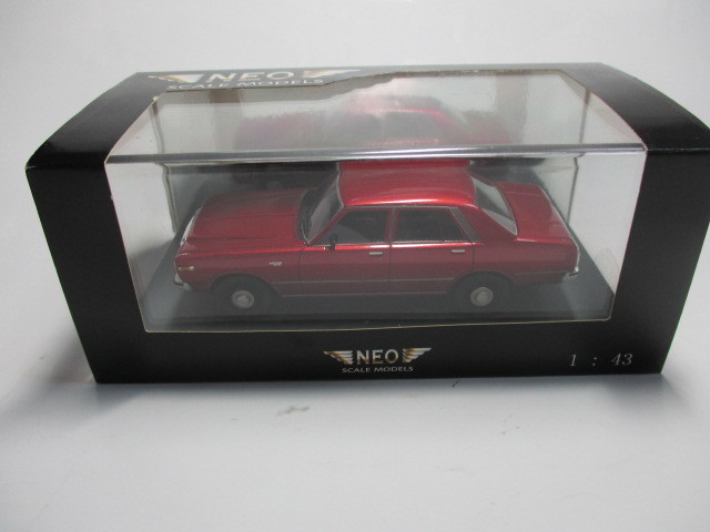 高品質，セール NEO ネオ モデルカーワールド特注300台限定 1/43 ダットサン 200L ローレル C230 左ハンドル仕様 メタリック レッド(乗用車)｜売買されたオークション情報、yahooの商品情報をアーカイブ公開 - オ 乗用車