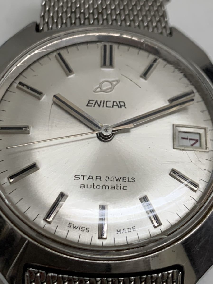 ENICAR エニカ STAR JEWELS スタージュエル AUTOMATIC 144-39-12 稼働 