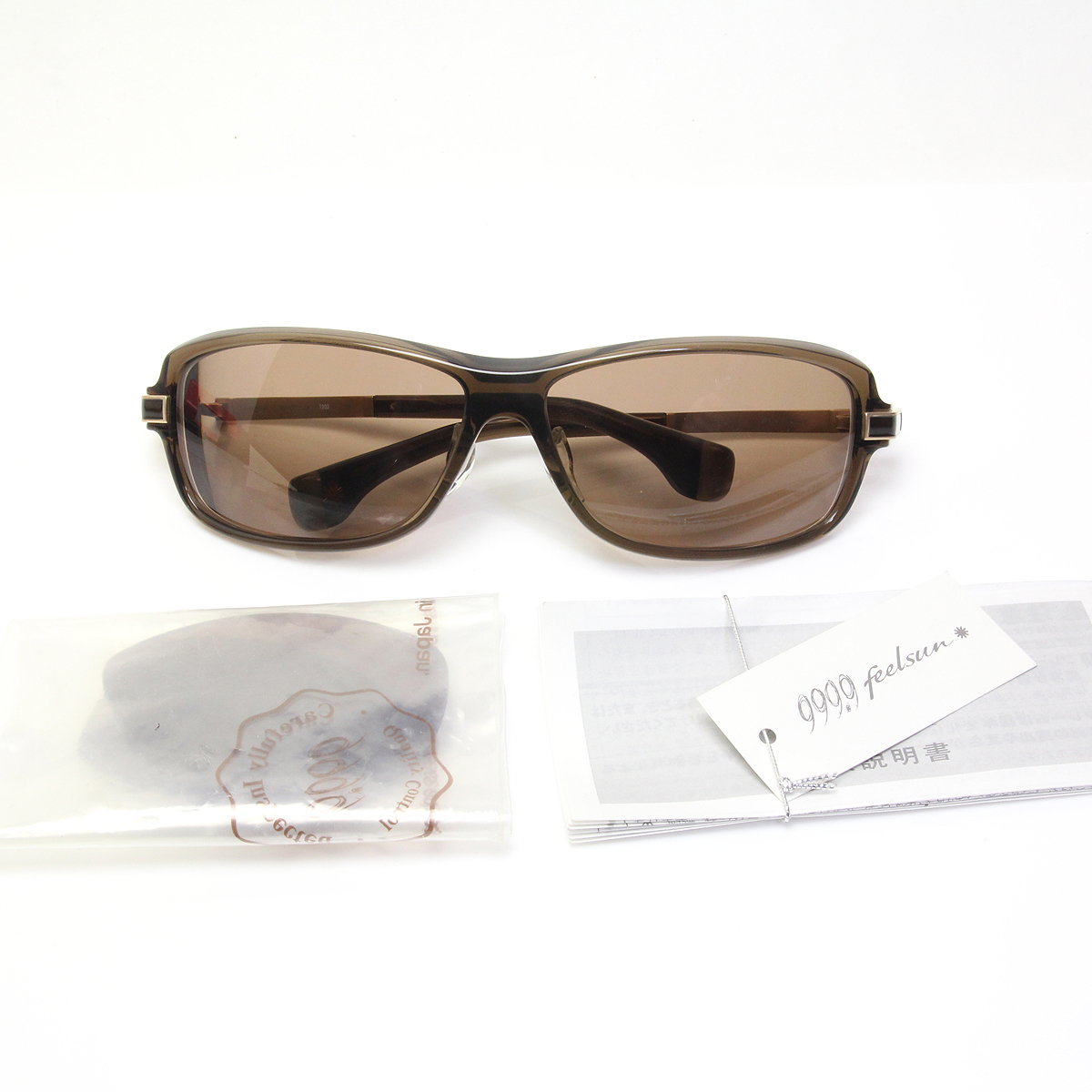 フォーナインズ f-02NPM 999.9 サングラス チタニウム feelsun(セル 