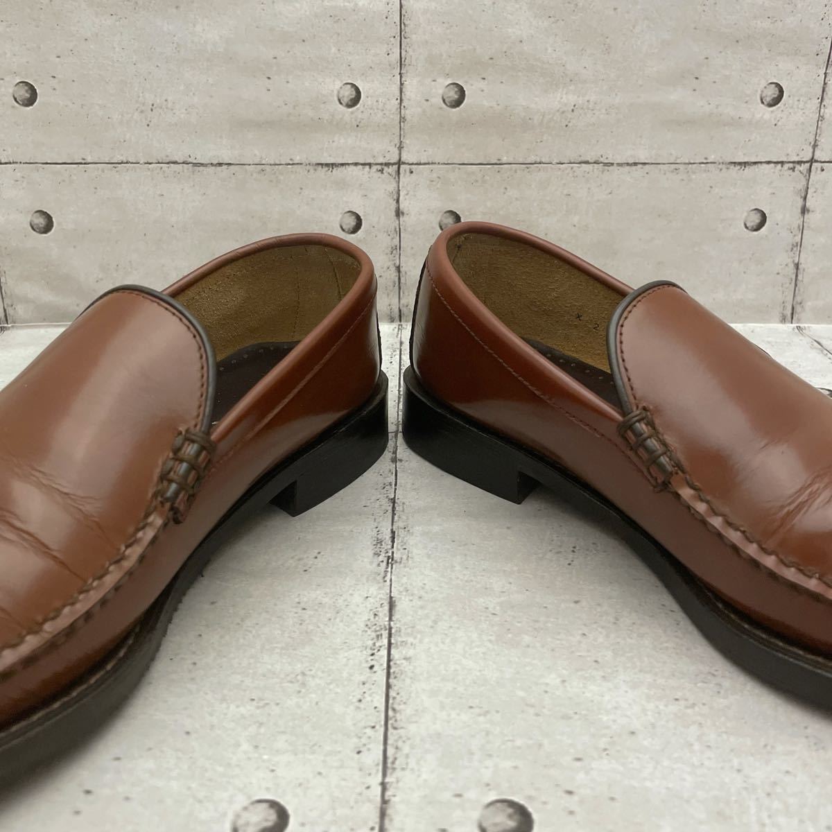 【未使用級】リーガル ワースコレクション コブラヴァンプ ブラウン　25cm REGAL◇worth collection/コブラヴァンプ/ローファー/25.5cm/BRW