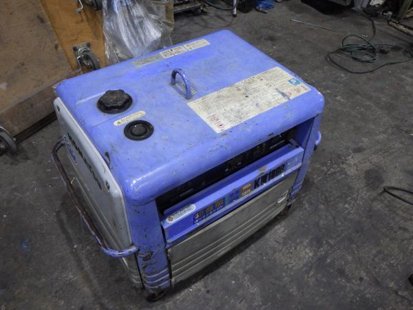 ☆u491▽ 動画あり コマツ デンヨー インバーター発電機 溶接機 KW180B 