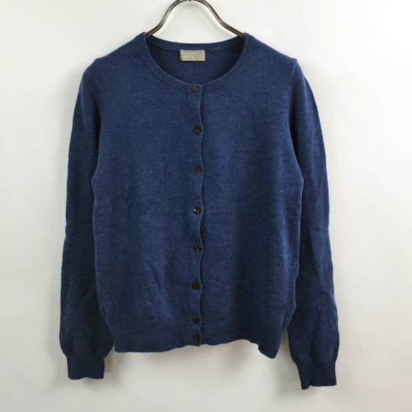 8767 MARGARET HOWELL 長袖ニット カーディガン ウール カシミヤ 