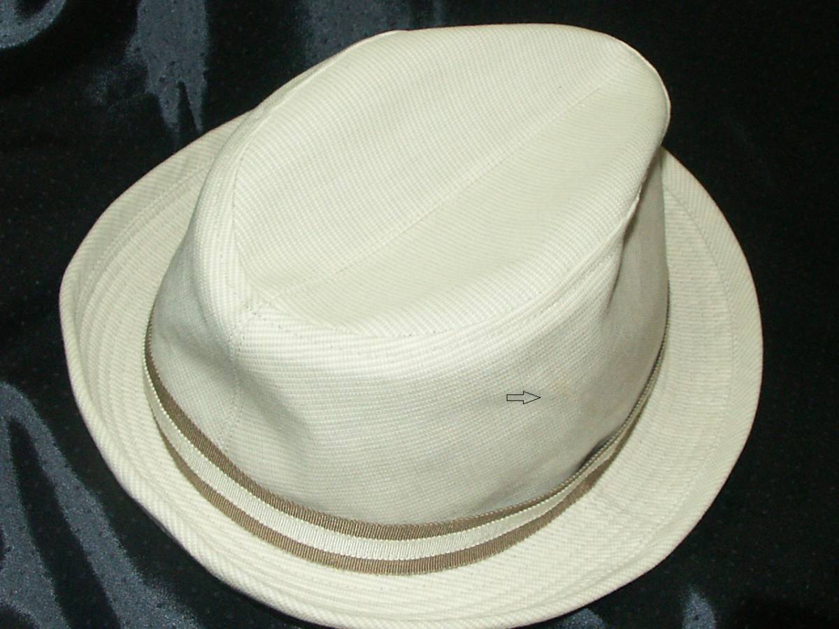 HT1QLM0205☆新品 英国王室御用達ブランド　 DAKS ダックス【М】サイズ調節可　日本製　麻混 ハット ソフト帽 DAKS ダックス 超美品英国王室御用達ブランドDAKS日本製ハウスチェックパイピングハンチング 紳士服に革命起こし130周年｜THE 英王室愛用のダックス 清涼