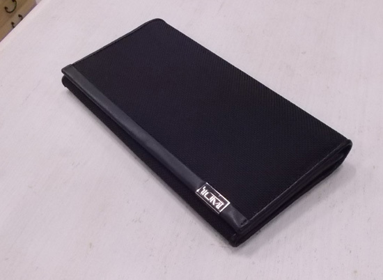 本物 TUMI 長財布 バリスティックナイロン レザー ブラック 黒 トゥミ