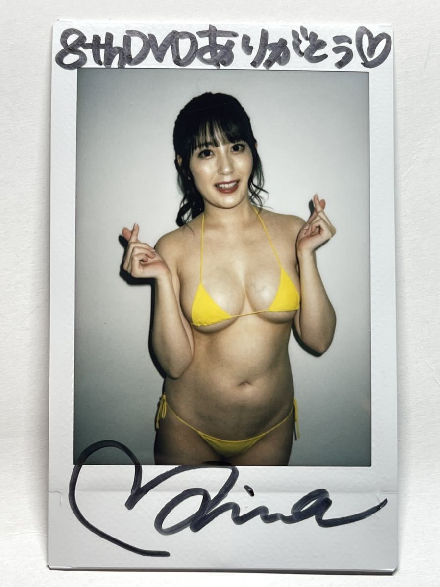 岬愛奈 直筆サイン入りDVD撮影現場チェキ - 写真