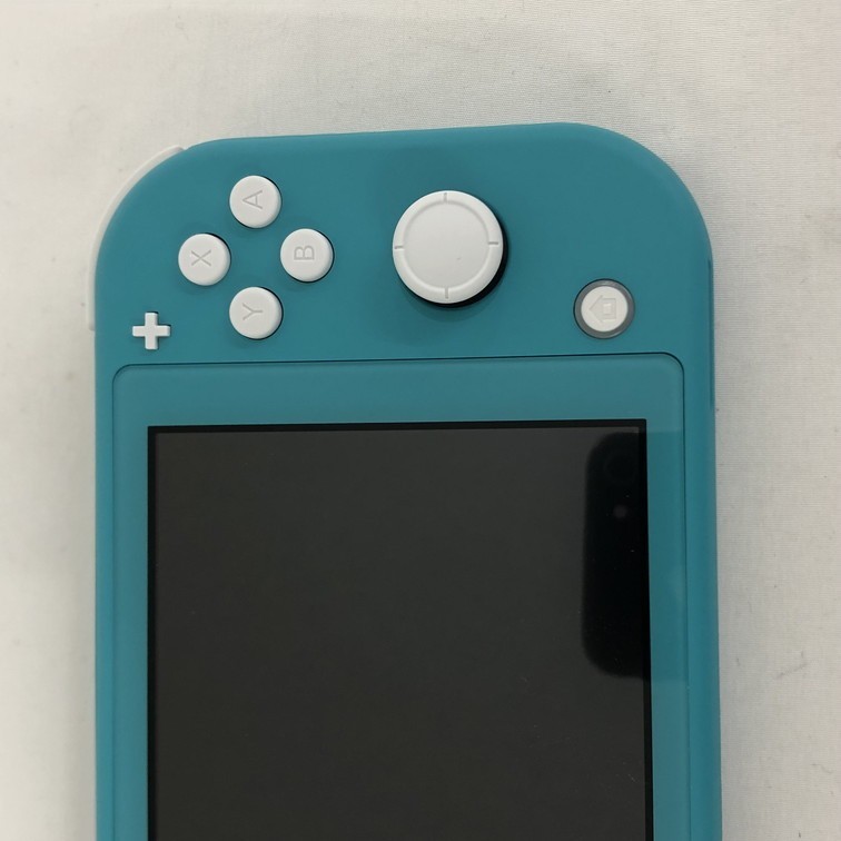 1498373】Nintendo Switch Lite 本体 ターコイズ 通電確認済 箱あり