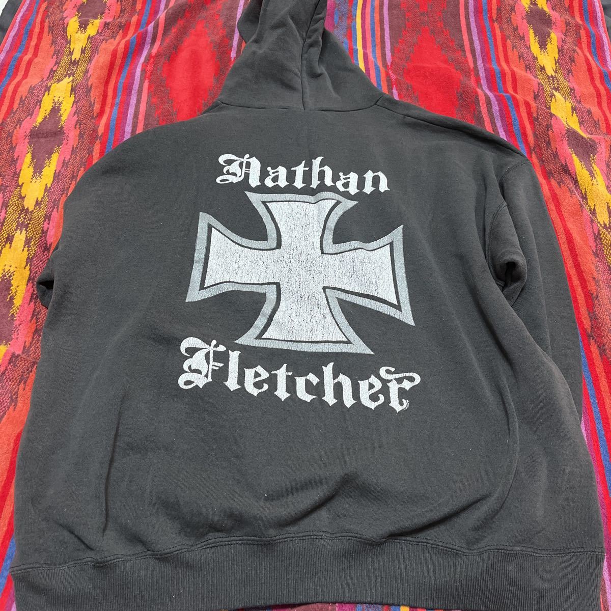 USA古着 FLETCHER パーカーL ネイザンフレッチャー90
