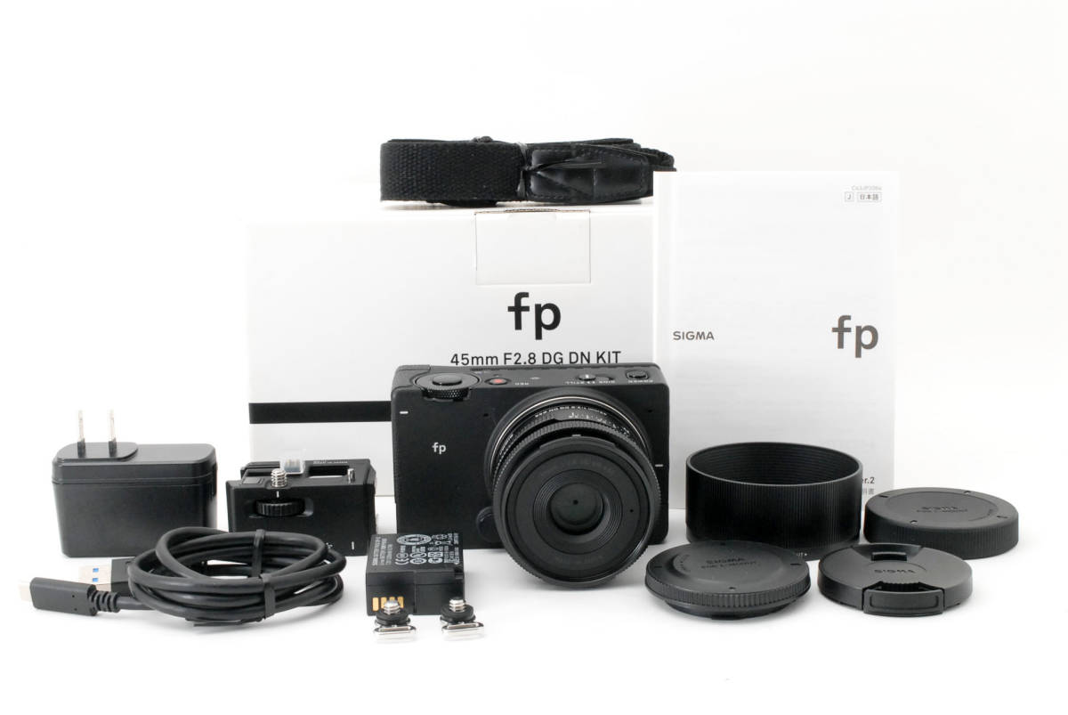元箱 取扱説明書付！ ☆新同品級☆ SIGMA シグマ fp 45mm F2.