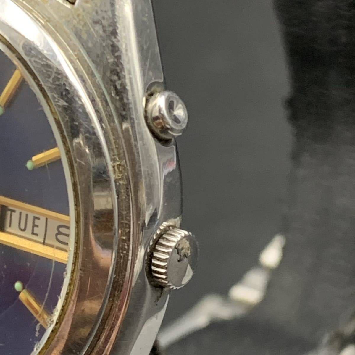 1円~【実働】ORIENT オリエント メンズ 腕時計 EM4J -CO スリースター