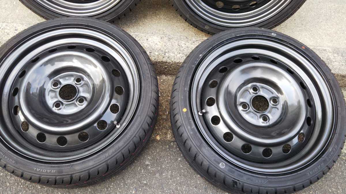 ラクティス 16インチ トヨタ純正 鉄ホイール 5.5J+39 4穴 P.C.D100 