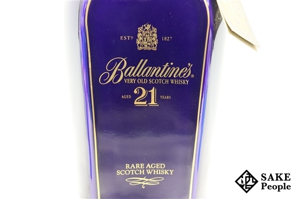 ◇注目! バランタイン 21年 青陶器 700ml 43％ スコッチ 21年 700ml