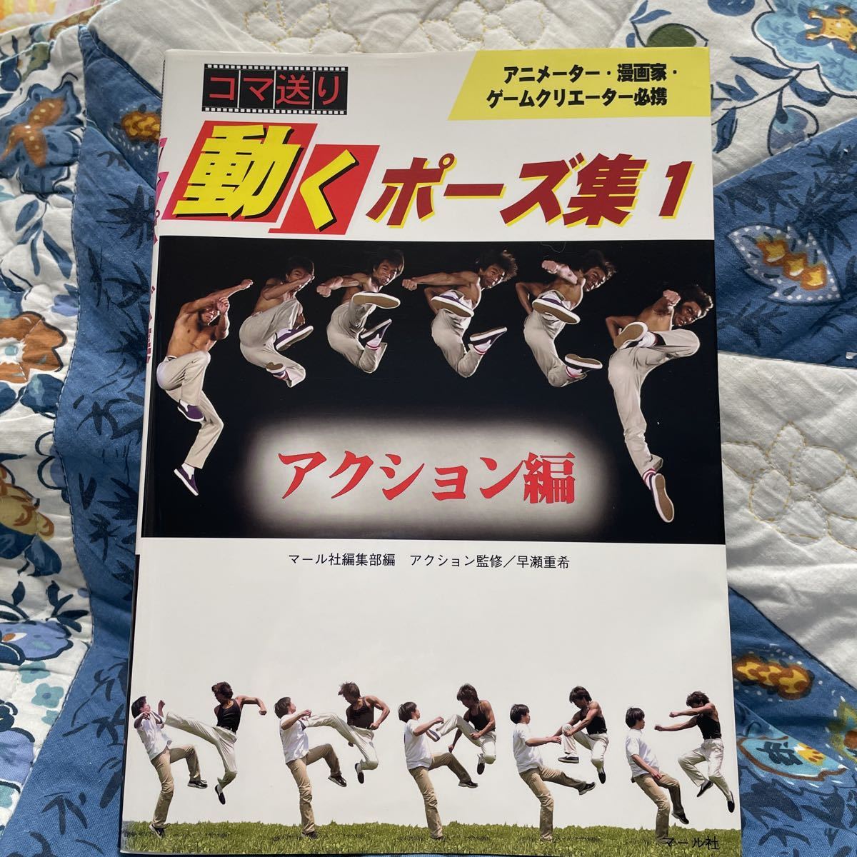 送料無料！コマ送り動くポーズ集1 アクション編 マール社 格闘技
