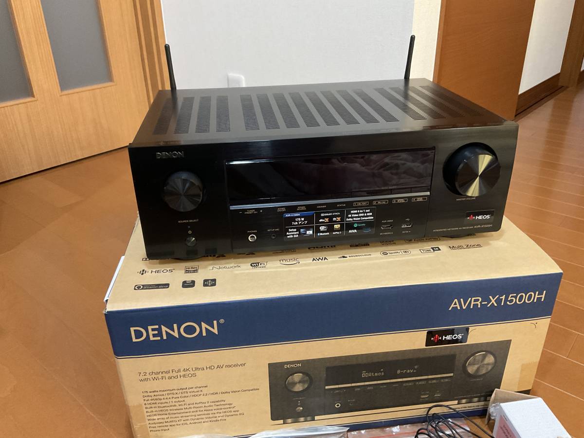 DENON デノン AVR-X1500H AVアンプ DENON AVR-X1500H AVアンプ