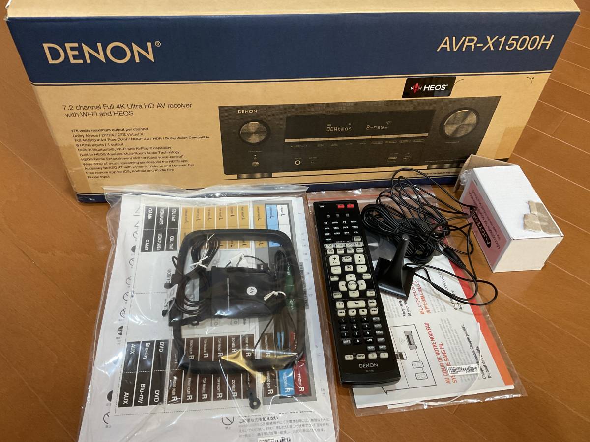 DENON デノン AVR-X1500H AVアンプ DENON AVR-X1500H AVアンプ
